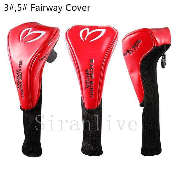 Planet Gates PU Leather Golf Club Head Cover (1# Driver/wood Cover 3#,5# Fairway Cover)
