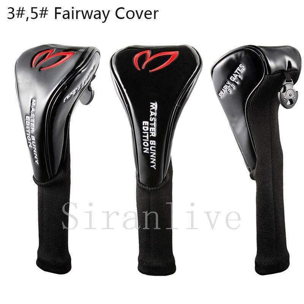 Planet Gates PU Leather Golf Club Head Cover (1# Driver/wood Cover 3#,5# Fairway Cover)
