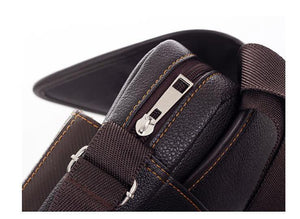 Planet Gates Pu Leather Men Messenger Bag Briefcase shoulder crossbody handbag business bag casual men's travel bag  KY-1