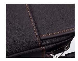 Planet Gates Pu Leather Men Messenger Bag Briefcase shoulder crossbody handbag business bag casual men's travel bag  KY-1