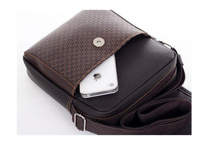 Planet Gates Pu Leather Men Messenger Bag Briefcase shoulder crossbody handbag business bag casual men's travel bag  KY-1