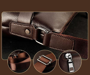 Planet Gates PU Leather Men Messenger Bags Casual Crossbody Bag Business Men's Handbag Bags for gift Men's Small Briefcase
