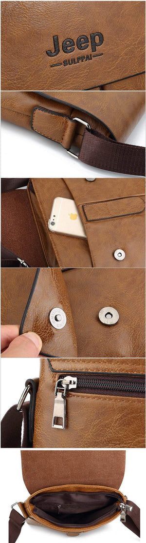 Planet Gates PU leather men shoulder bag with solid cover men leather messenger bag men shoulder bag for fashion men bags