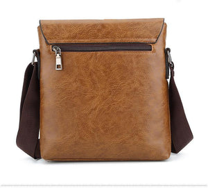 Planet Gates PU leather men shoulder bag with solid cover men leather messenger bag men shoulder bag for fashion men bags