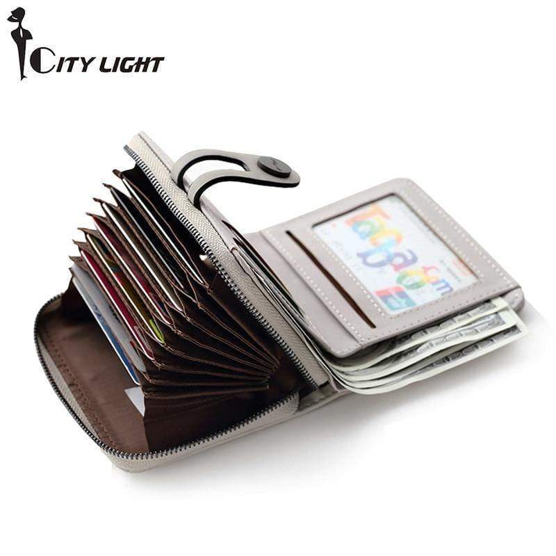 Planet Gates PU Leather Short Women Wallet Zipper Small Women Wallets Card Bag With Coin Purse Pockets Credit Holders