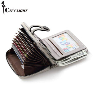 Planet Gates PU Leather Short Women Wallet Zipper Small Women Wallets Card Bag With Coin Purse Pockets Credit Holders
