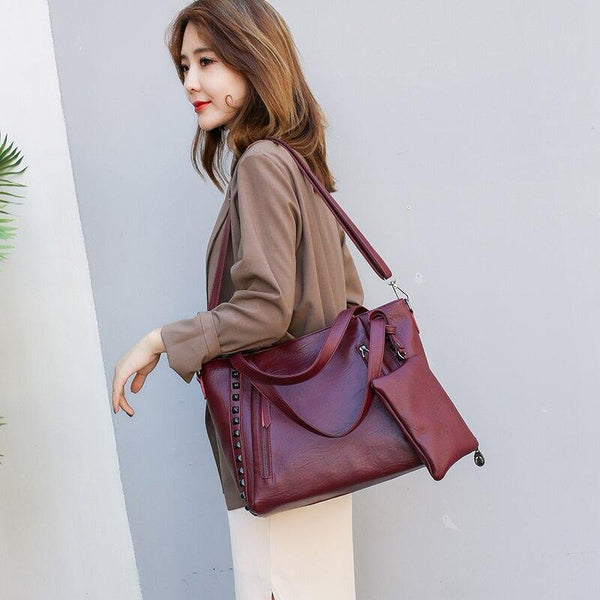PU Leather Women Handbags Large Capacity Tote Bag Shoulder Bag Crossbody Bags For Women Bag