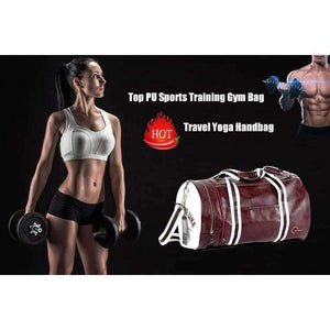 Planet Gates PU Outdoor Sports Gym Bag Multifunction Training Fitness Shoulder Bag With Shoes Pocket Mixed Colors Travel Yoga Handbag