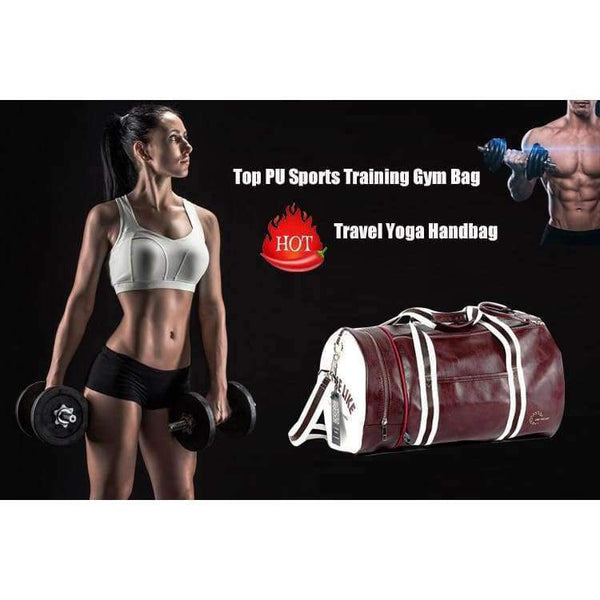 Planet Gates PU Outdoor Sports Gym Bag Multifunction Training Fitness Shoulder Bag With Shoes Pocket Mixed Colors Travel Yoga Handbag