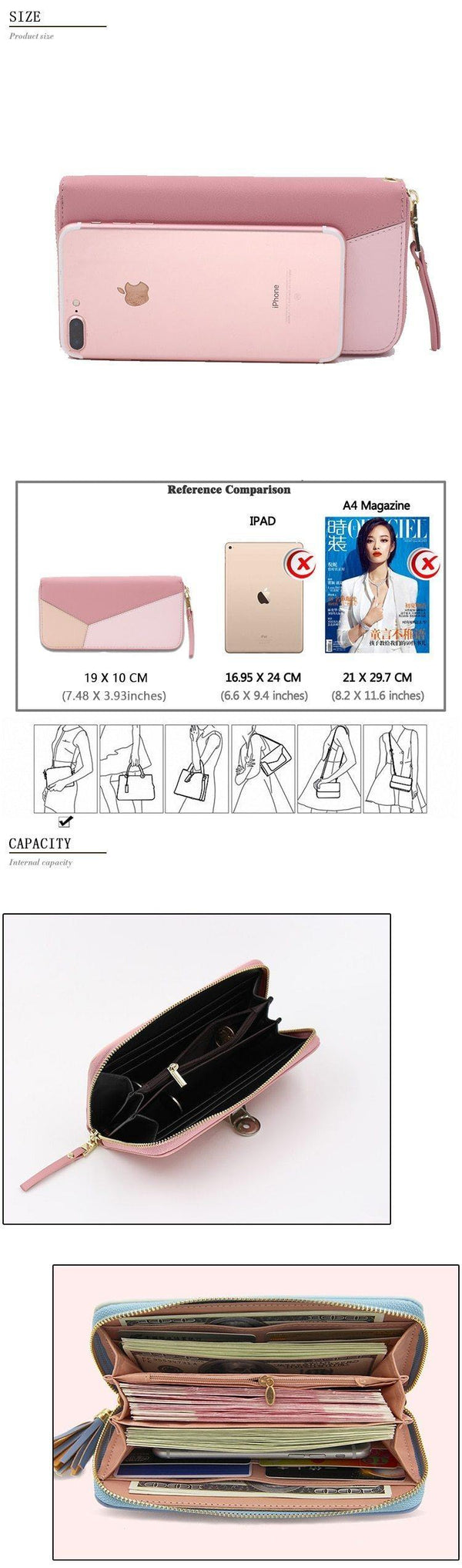 Planet Gates PU Women Wallet Best Design High Quality Fashion Wallet Female Girls Phone Pocket Purse Card Holder Long Clutch Coin Purse
