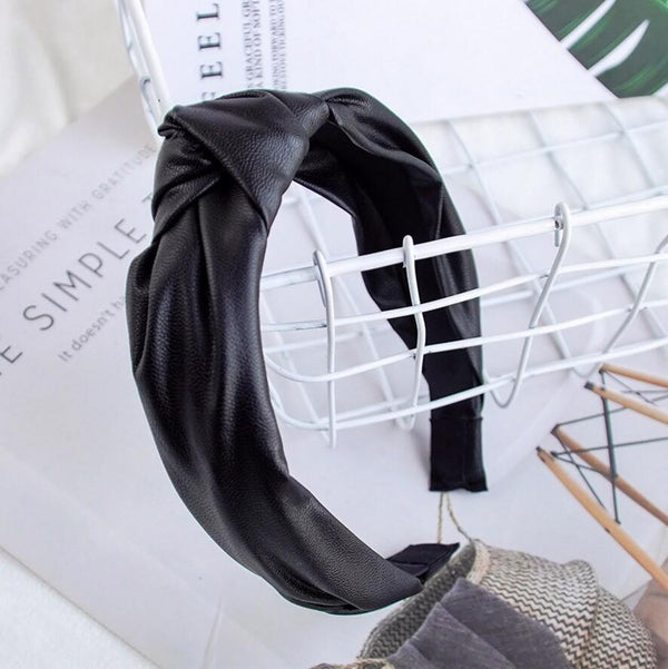 Headband Knot Hair Hoop For Women Simple Cotton Fabric Cross Pearl  Girls Hairband Hair Accessories DSFG05