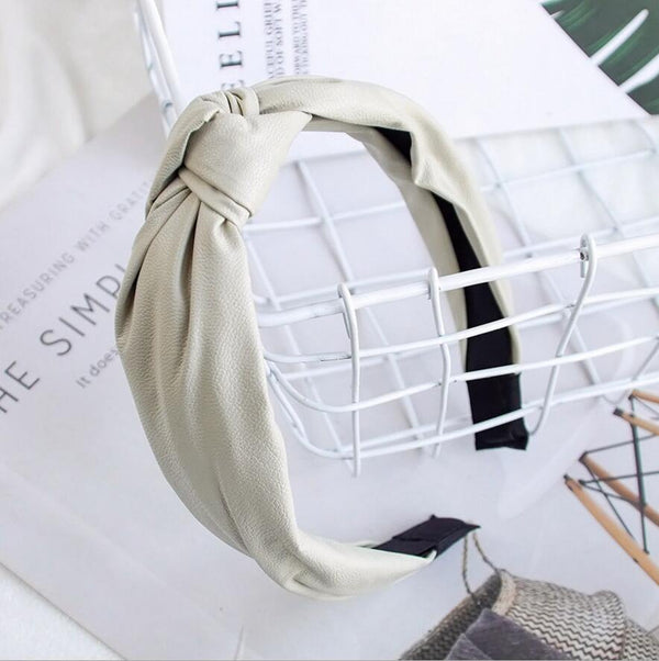 Headband Knot Hair Hoop For Women Simple Cotton Fabric Cross Pearl  Girls Hairband Hair Accessories DSFG05