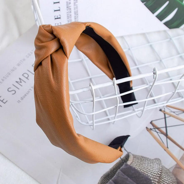 Headband Knot Hair Hoop For Women Simple Cotton Fabric Cross Pearl  Girls Hairband Hair Accessories DSFG05