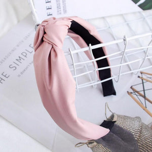 Headband Knot Hair Hoop For Women Simple Cotton Fabric Cross Pearl  Girls Hairband Hair Accessories DSFG05