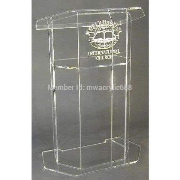 Planet Gates pulpit furniture Free Shipping Beautiful Easy Cheap Acrylic Podium Pulpit Lectern acrylic podium