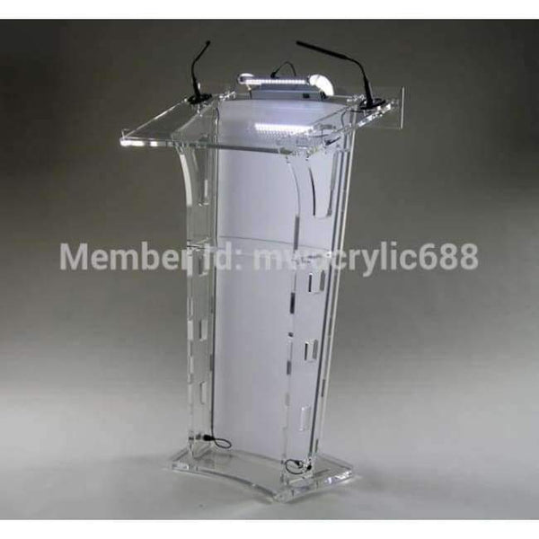 Planet Gates pulpit furniture Free Shipping HoYode Monterrey Price Reasonable Acrylic Podium Pulpit Lectern acrylic pulpit