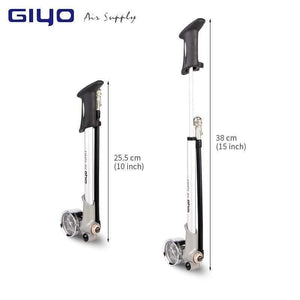Planet Gates Pump 300 psi High-pressure Bike Air Shock Pump For Fork & Rear Suspension Cycling Bicycle Pump Mountain Bike Pump With Gauge