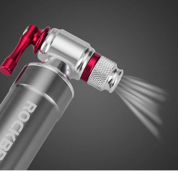 Planet Gates PUMP2 Bicycle Mini Pump CO2 Inflator Insulated Sleeve Air Cycling Bike Bicycle Pump Bike Ball Pump Bike Bicycle Accessories