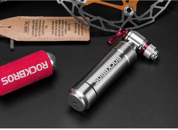 Planet Gates PUMP2 Bicycle Mini Pump CO2 Inflator Insulated Sleeve Air Cycling Bike Bicycle Pump Bike Ball Pump Bike Bicycle Accessories