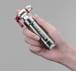 Planet Gates PUMP2 Bicycle Mini Pump CO2 Inflator Insulated Sleeve Air Cycling Bike Bicycle Pump Bike Ball Pump Bike Bicycle Accessories