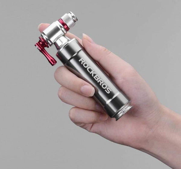 Planet Gates PUMP2 Bicycle Mini Pump CO2 Inflator Insulated Sleeve Air Cycling Bike Bicycle Pump Bike Ball Pump Bike Bicycle Accessories