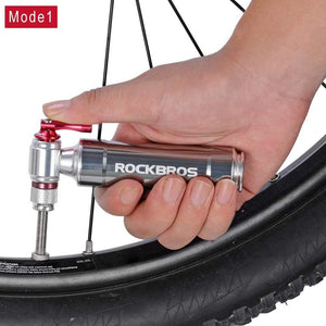 Planet Gates PUMP2 Bicycle Mini Pump CO2 Inflator Insulated Sleeve Air Cycling Bike Bicycle Pump Bike Ball Pump Bike Bicycle Accessories