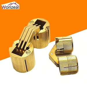 Pure Brass Hidden Hinges Dia.8mm/10mm/12mm Barrel Hinge Invisible Furniture Hinge Hardware Accessories