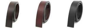 Planet Gates Pure Cowhide Belt Strap No Buckle Genuine Leather Belts Automatic Buckle Belt For Men High Quality
