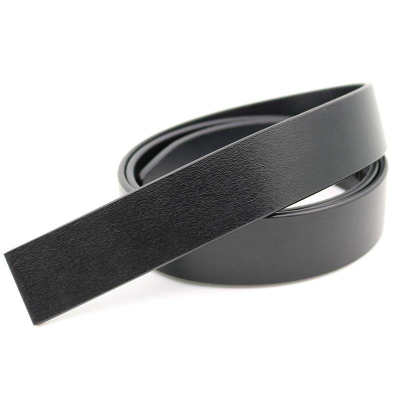 Planet Gates Pure Cowhide Belt Strap No Buckle Genuine Leather Belts Automatic Buckle Belt For Men High Quality