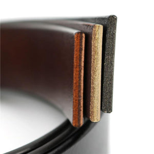 Planet Gates Pure Cowhide Belt Strap No Buckle Genuine Leather Belts Automatic Buckle Belt For Men High Quality