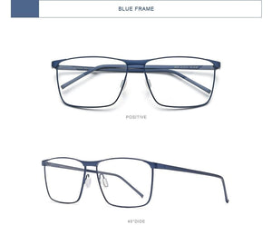 Planet Gates Pure Titanium Glasses Frame Men 2020 Prescription Eye Glasses for Men Square Eyeglasses Myopia Optical Frame Eyewear 8526