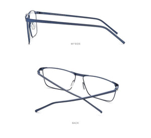 Planet Gates Pure Titanium Glasses Frame Men 2020 Prescription Eye Glasses for Men Square Eyeglasses Myopia Optical Frame Eyewear 8526