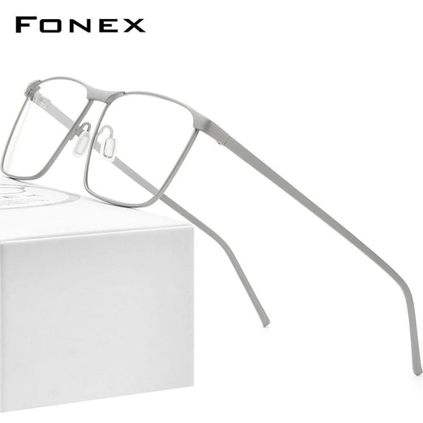 Planet Gates Pure Titanium Glasses Frame Men 2020 Prescription Eye Glasses for Men Square Eyeglasses Myopia Optical Frame Eyewear 8526