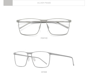 Planet Gates Pure Titanium Glasses Frame Men 2020 Prescription Eye Glasses for Men Square Eyeglasses Myopia Optical Frame Eyewear 8526