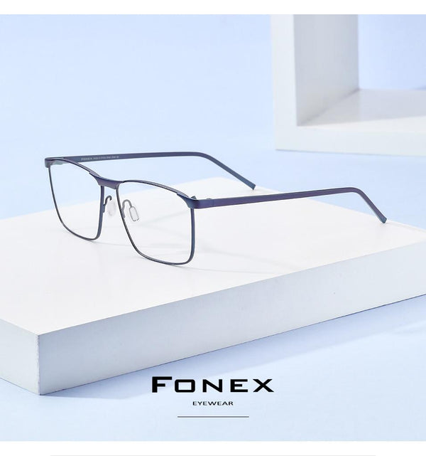 Planet Gates Pure Titanium Glasses Frame Men 2020 Prescription Eye Glasses for Men Square Eyeglasses Myopia Optical Frame Eyewear 8526