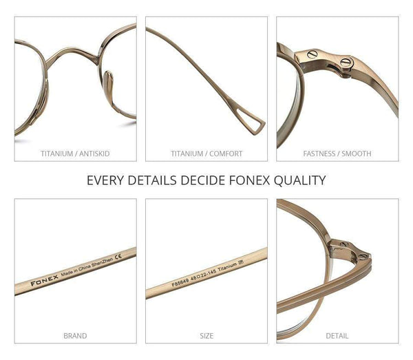 Planet Gates Pure Titanium Glasses Frame Men Retro Square Prescription Eyeglasses Women 2021 New Vintage Myopia Optical Eyewear F85649