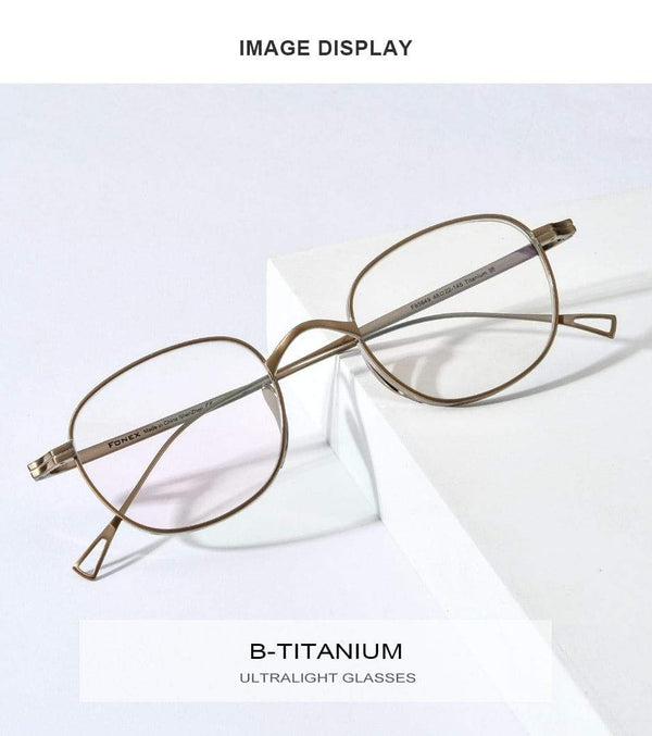 Planet Gates Pure Titanium Glasses Frame Men Retro Square Prescription Eyeglasses Women 2021 New Vintage Myopia Optical Eyewear F85649