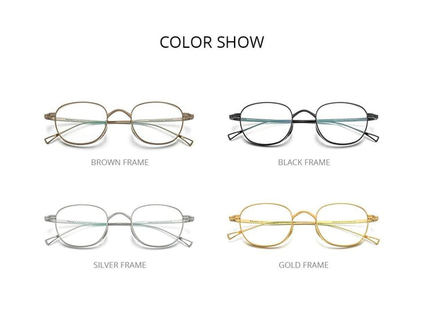 Planet Gates Pure Titanium Glasses Frame Men Retro Square Prescription Eyeglasses Women 2021 New Vintage Myopia Optical Eyewear F85649