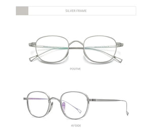 Planet Gates Pure Titanium Glasses Frame Men Retro Square Prescription Eyeglasses Women 2021 New Vintage Myopia Optical Eyewear F85649