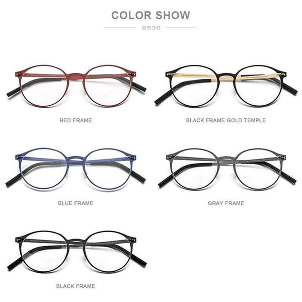 Planet Gates Pure Titanium Glasses Frame Women Retro Round Prescription Eyeglasses 2020 New Men Antiskid Optical Screwless Eyewear 8530