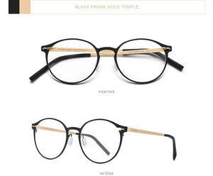 Planet Gates Pure Titanium Glasses Frame Women Retro Round Prescription Eyeglasses 2020 New Men Antiskid Optical Screwless Eyewear 8530