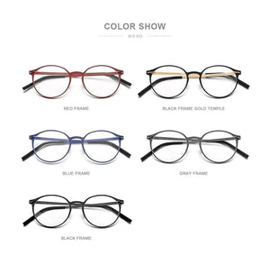 Planet Gates Pure Titanium Glasses Frame Women Retro Round Prescription Eyeglasses 2020 New Men Antiskid Optical Screwless Eyewear 8530
