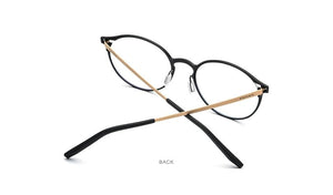 Planet Gates Pure Titanium Glasses Frame Women Retro Round Prescription Eyeglasses 2020 New Men Antiskid Optical Screwless Eyewear 8530