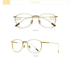 Planet Gates Pure Titanium Glasses Frame Women Vintage Round Myopia Optical Prescription Eyeglass Frame Men 2020 New Titan Eyewear 8517