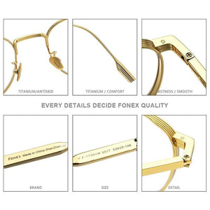 Planet Gates Pure Titanium Glasses Frame Women Vintage Round Myopia Optical Prescription Eyeglass Frame Men 2020 New Titan Eyewear 8517
