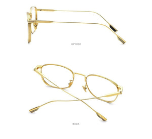 Planet Gates Pure Titanium Glasses Frame Women Vintage Round Myopia Optical Prescription Eyeglass Frame Men 2020 New Titan Eyewear 8517