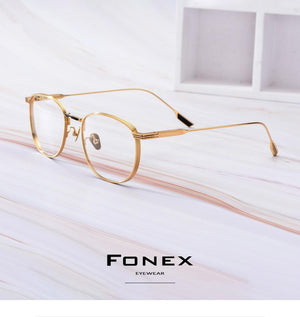 Planet Gates Pure Titanium Glasses Frame Women Vintage Round Myopia Optical Prescription Eyeglass Frame Men 2020 New Titan Eyewear 8517