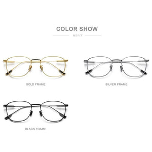 Planet Gates Pure Titanium Glasses Frame Women Vintage Round Myopia Optical Prescription Eyeglass Frame Men 2020 New Titan Eyewear 8517
