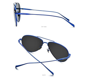 Planet Gates Pure Titanium Polarized Sunglasses Men Aviation Sun Glasses for Men New Driving Outdoor Aviador UV400 Shades 8507