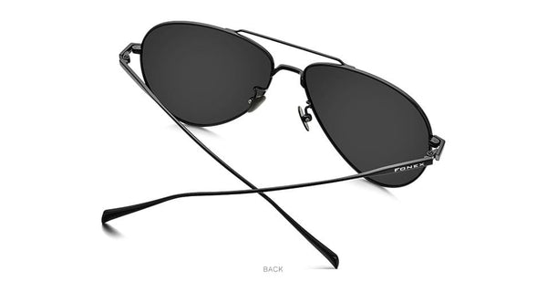 Planet Gates Pure Titanium Polarized Sunglasses Men Aviation Sun Glasses for Men New Driving Outdoor Aviador UV400 Shades 8507